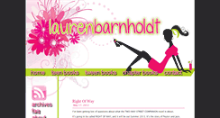 Desktop Screenshot of laurenbarnholdt.com